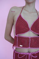 Hibiscus Top - Terracotta/Pink