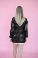 Lilli Dress - Black/White