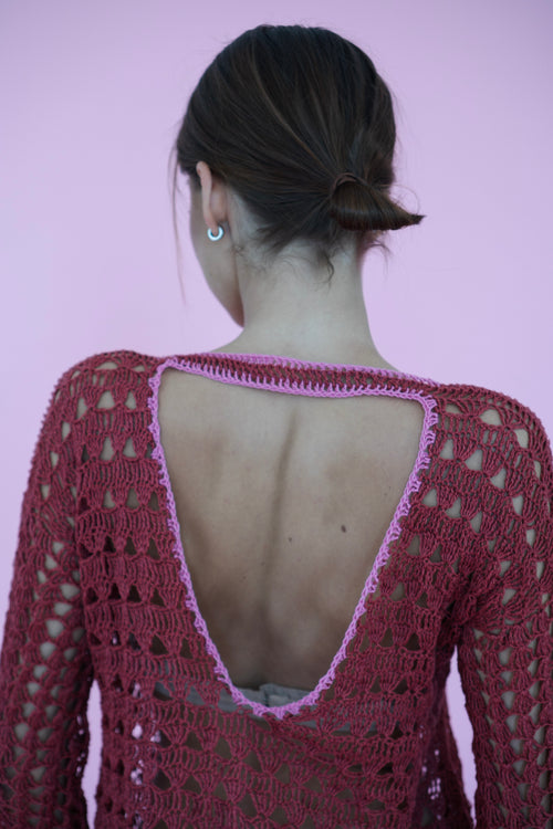 Lilli Dress - Terracotta/Pink