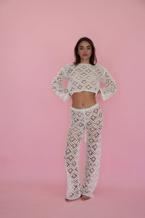 Camellia Top - White