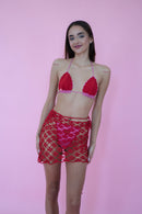Rosebud Skirt - Red