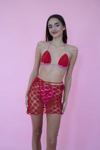Rosebud Skirt - Red