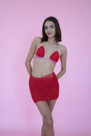 Rose Skirt - Red
