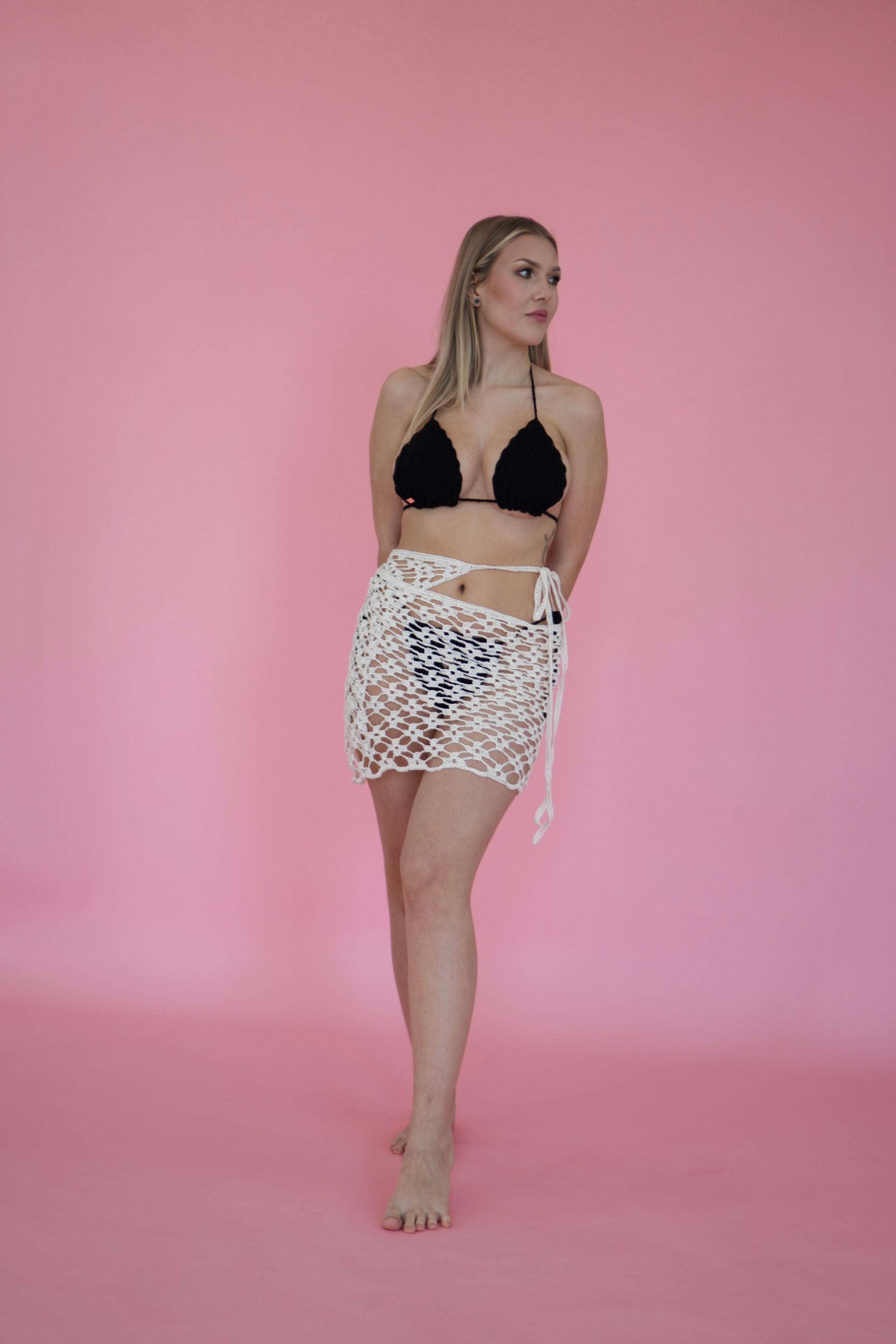 Rosebud Skirt - White