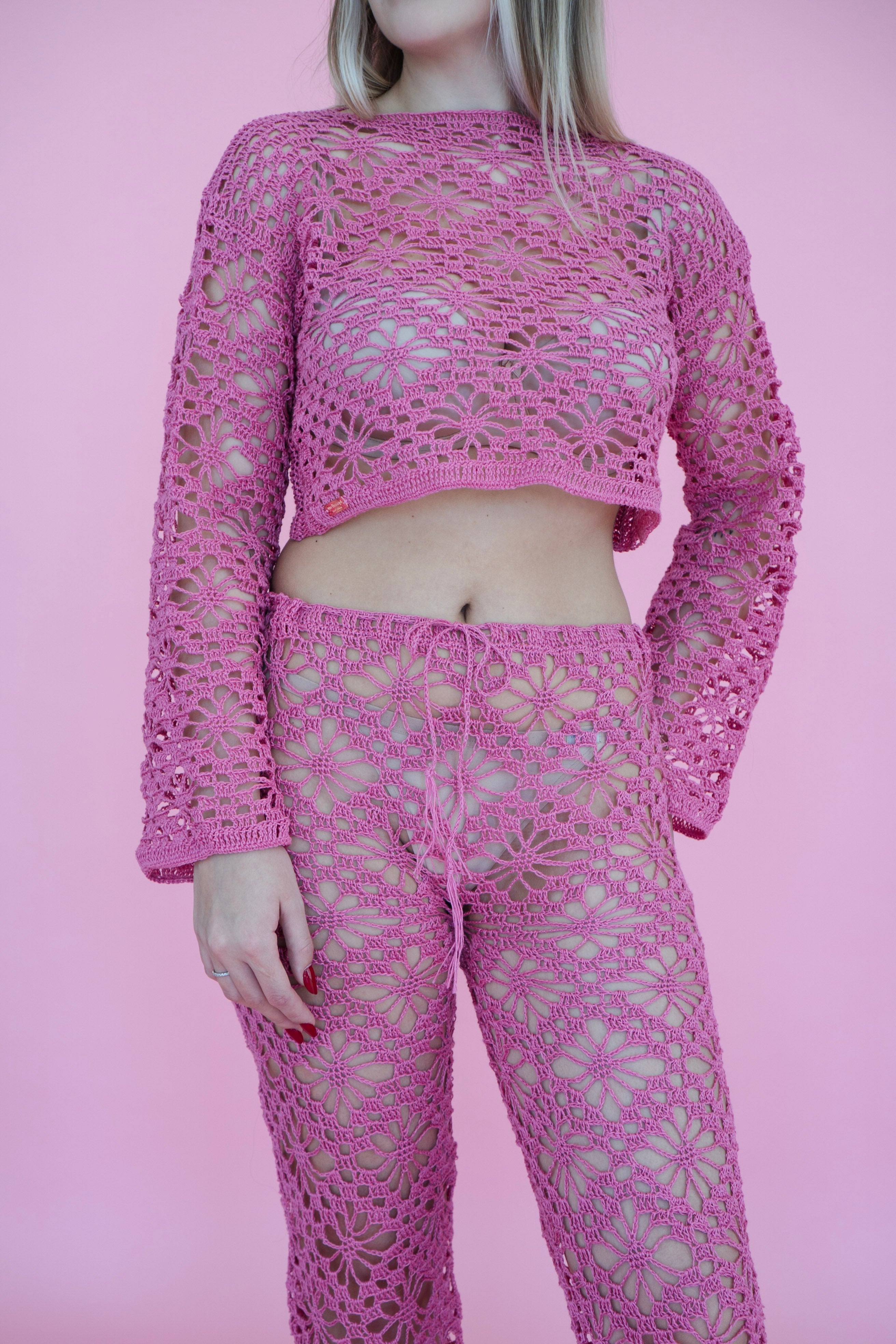 Camellia Trousers - Pink