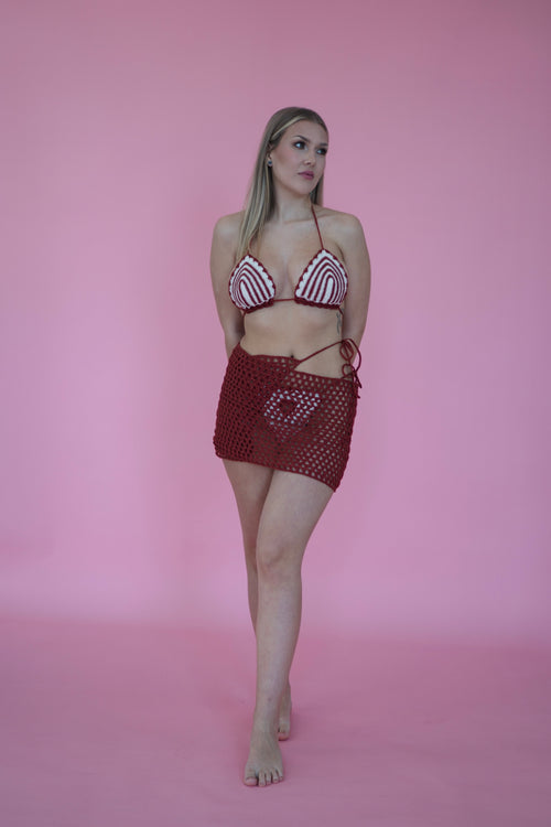 Rose Skirt - Terracotta