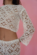 Camellia Top - White