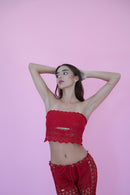 Gardenia Top - Red