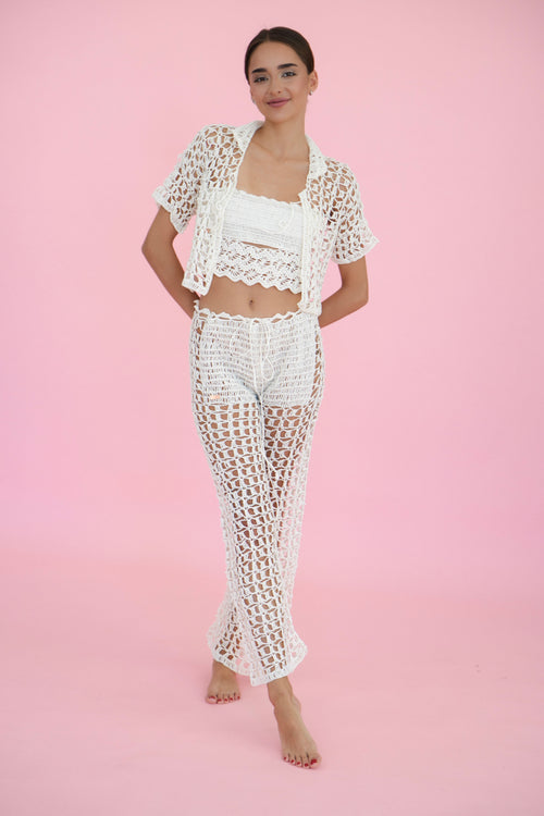 Daisy Trousers - White