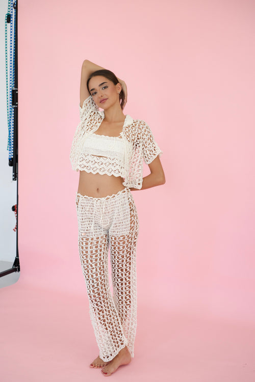 Daisy Trousers - White