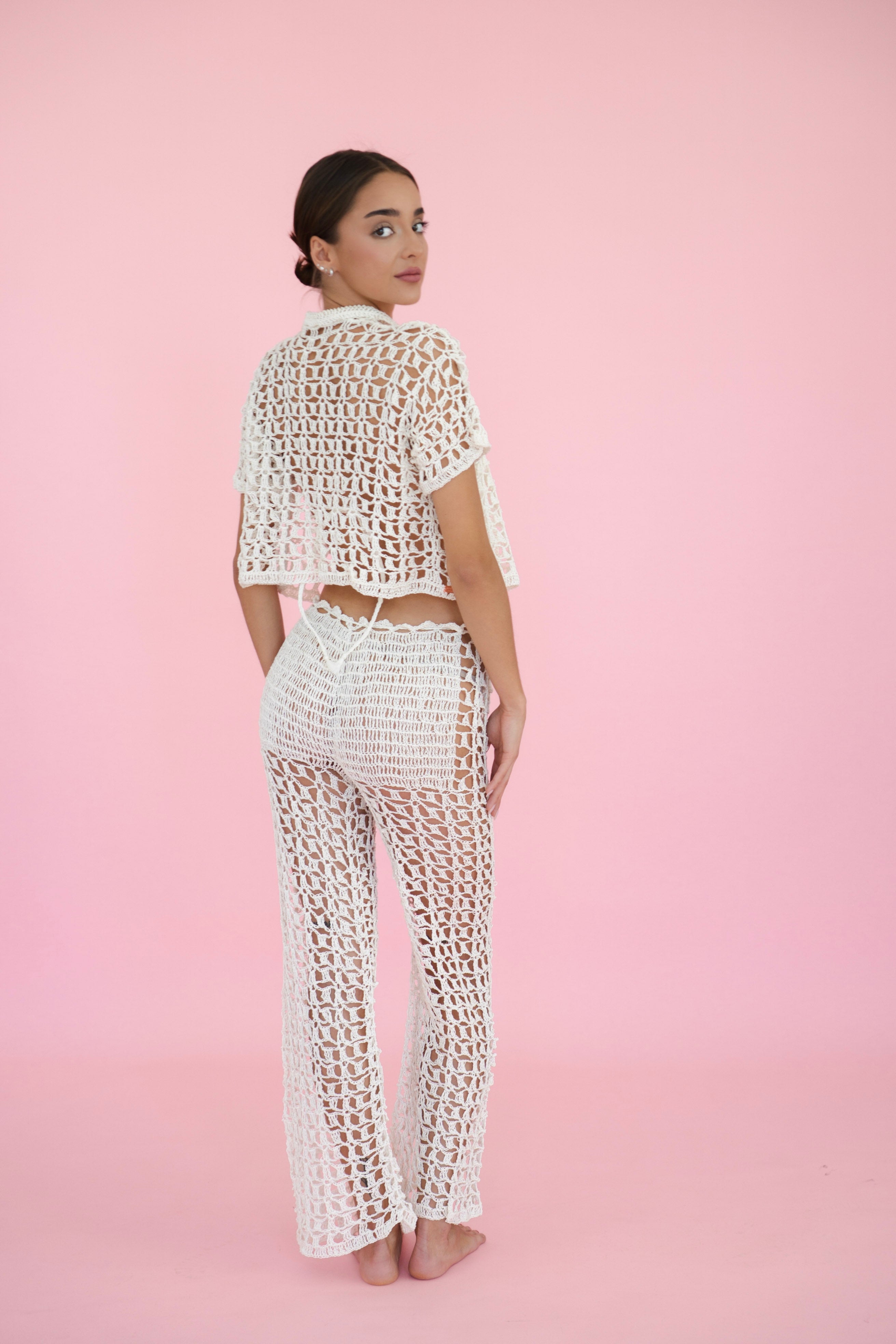 Daisy Trousers - White