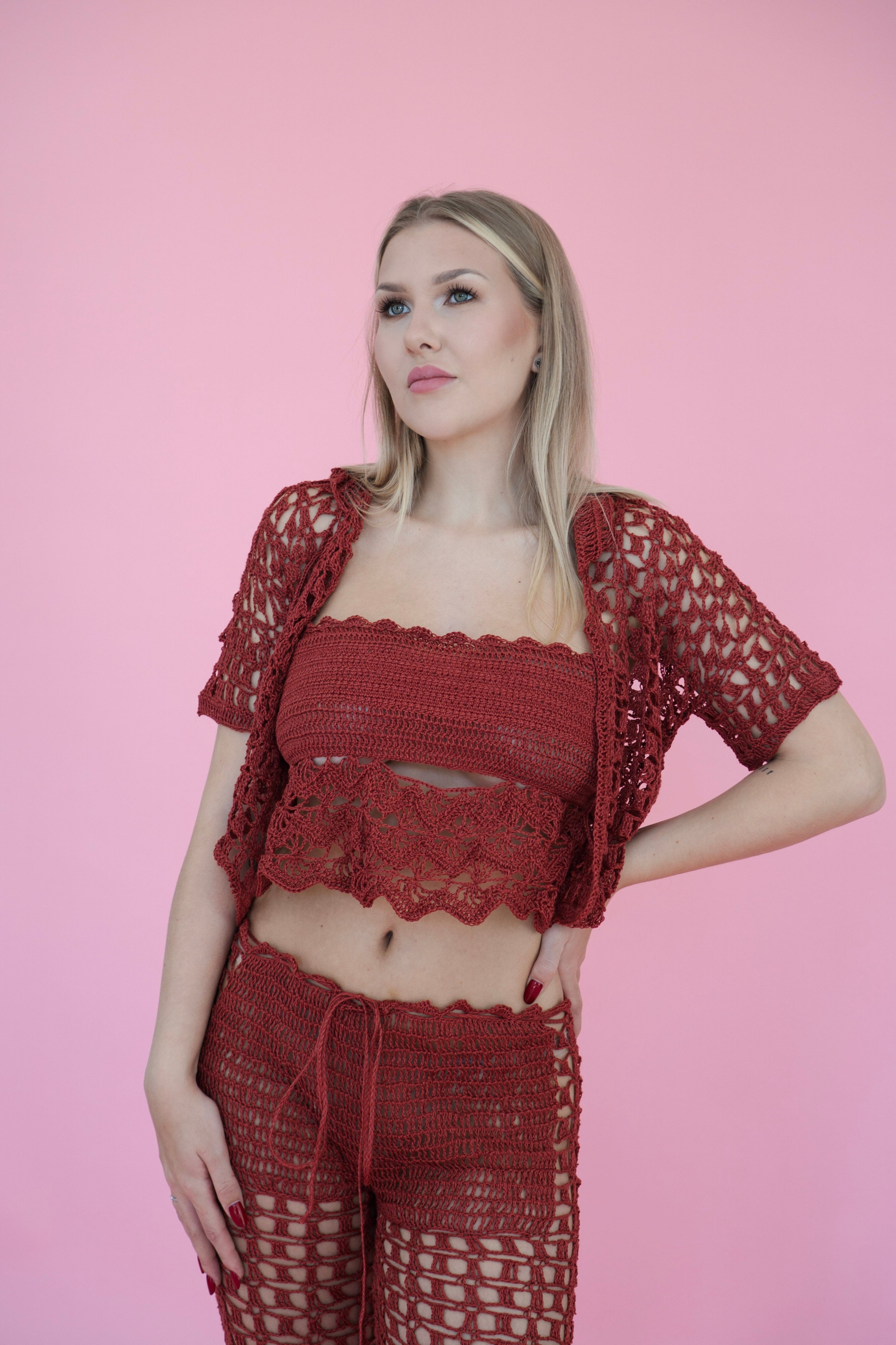 Daisy Top - Terracotta