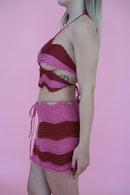 Petunia Top - Pink/Terracotta