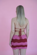 Petunia Top - Pink/Terracotta