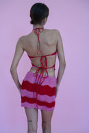 Petunia Top - Red/Pink