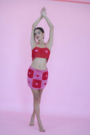 Petalheart Top - Pink/Red