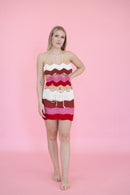 Petunia Skirt - White/Pink/Red/Terracotta
