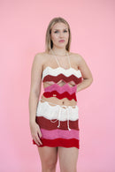 Petunia Skirt - White/Pink/Red/Terracotta