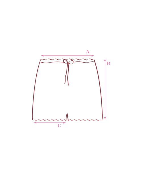 Hibiscus Shorts - Red/Pink