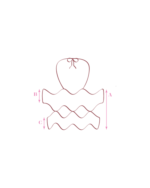 Petunia Top - White/Pink/Red/Terracotta